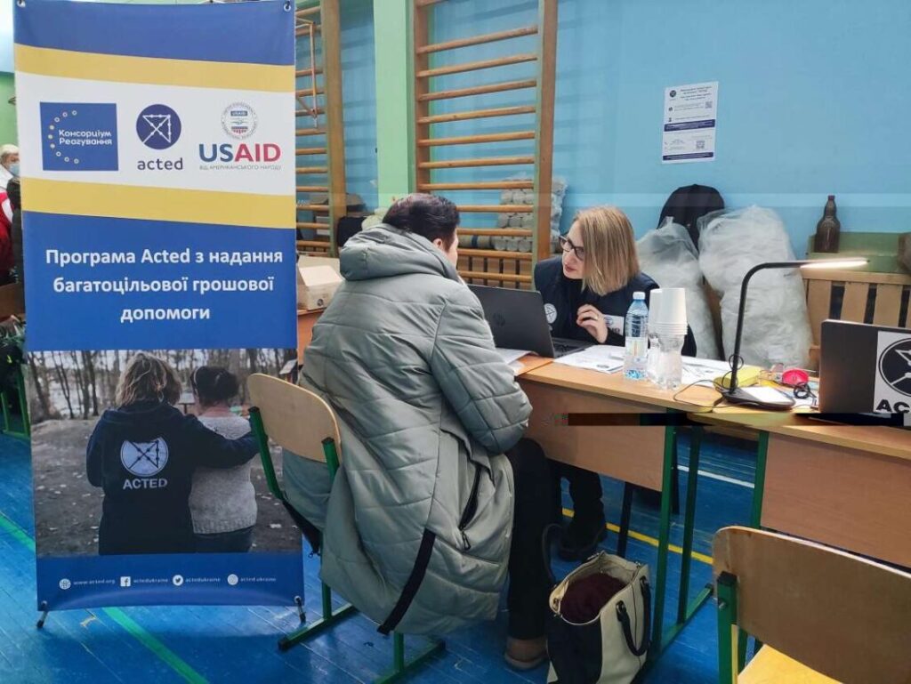 Грошова допомога від ACTED у партнерстві з USAID/BHA
